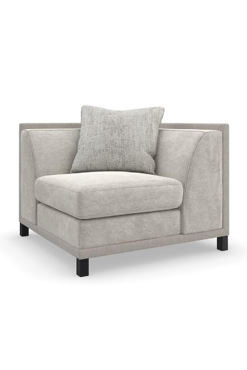   Light Gray Sectional Chair | Oroa.com