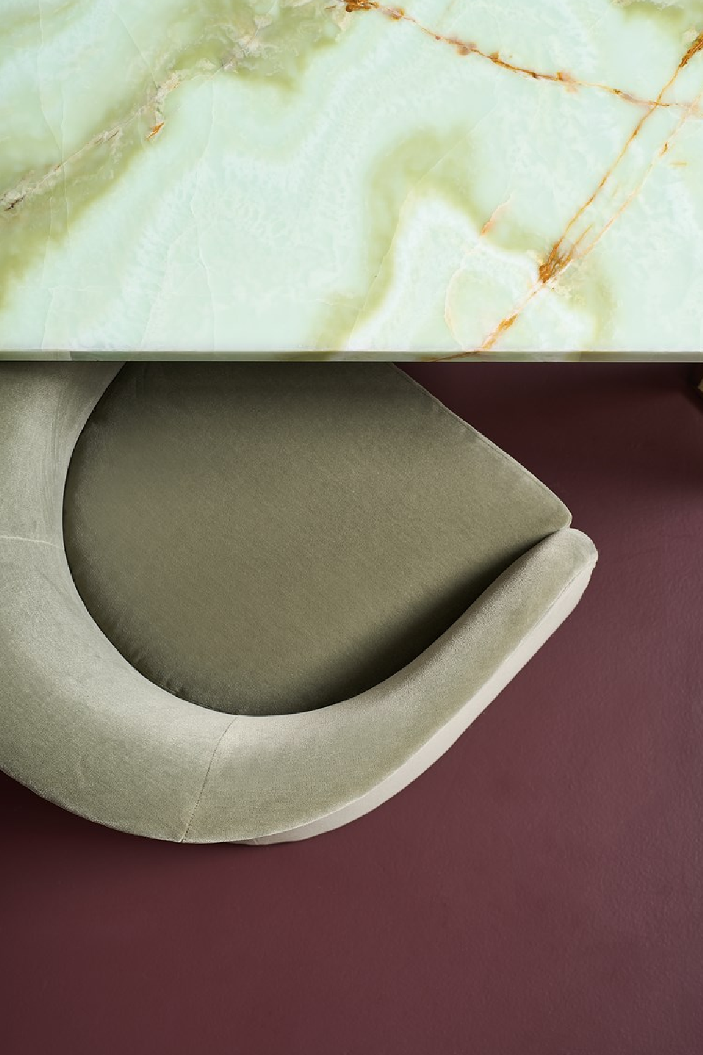   Curved Back Accent Chair | Oroa.com