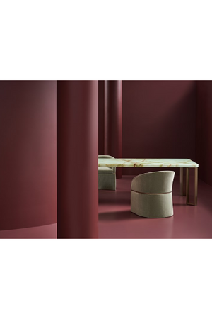   Curved Back Accent Chair | Oroa.com
