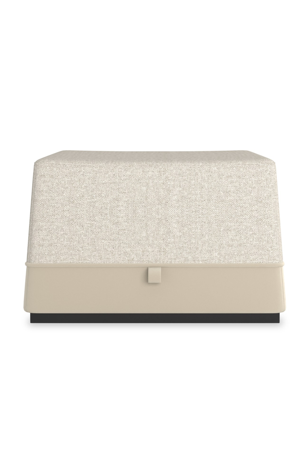   Gray Tweed Ottoman | Oroa.com