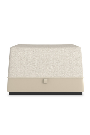   Gray Tweed Ottoman | Oroa.com