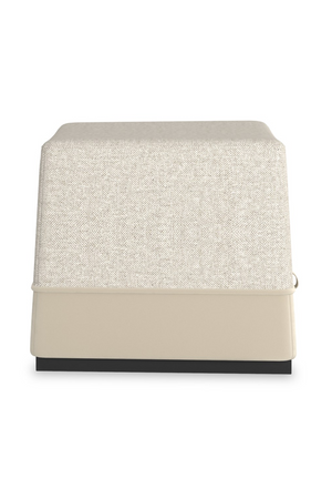  Gray Tweed Ottoman | Oroa.com