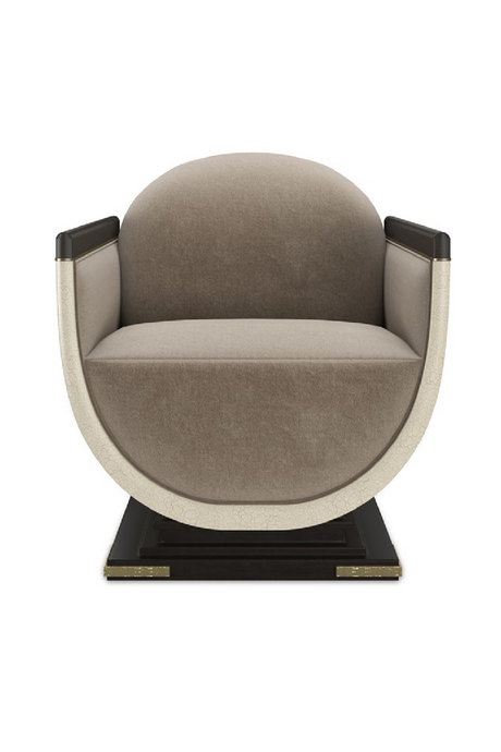   Scooped Frame Accent Chair | Oroa.com