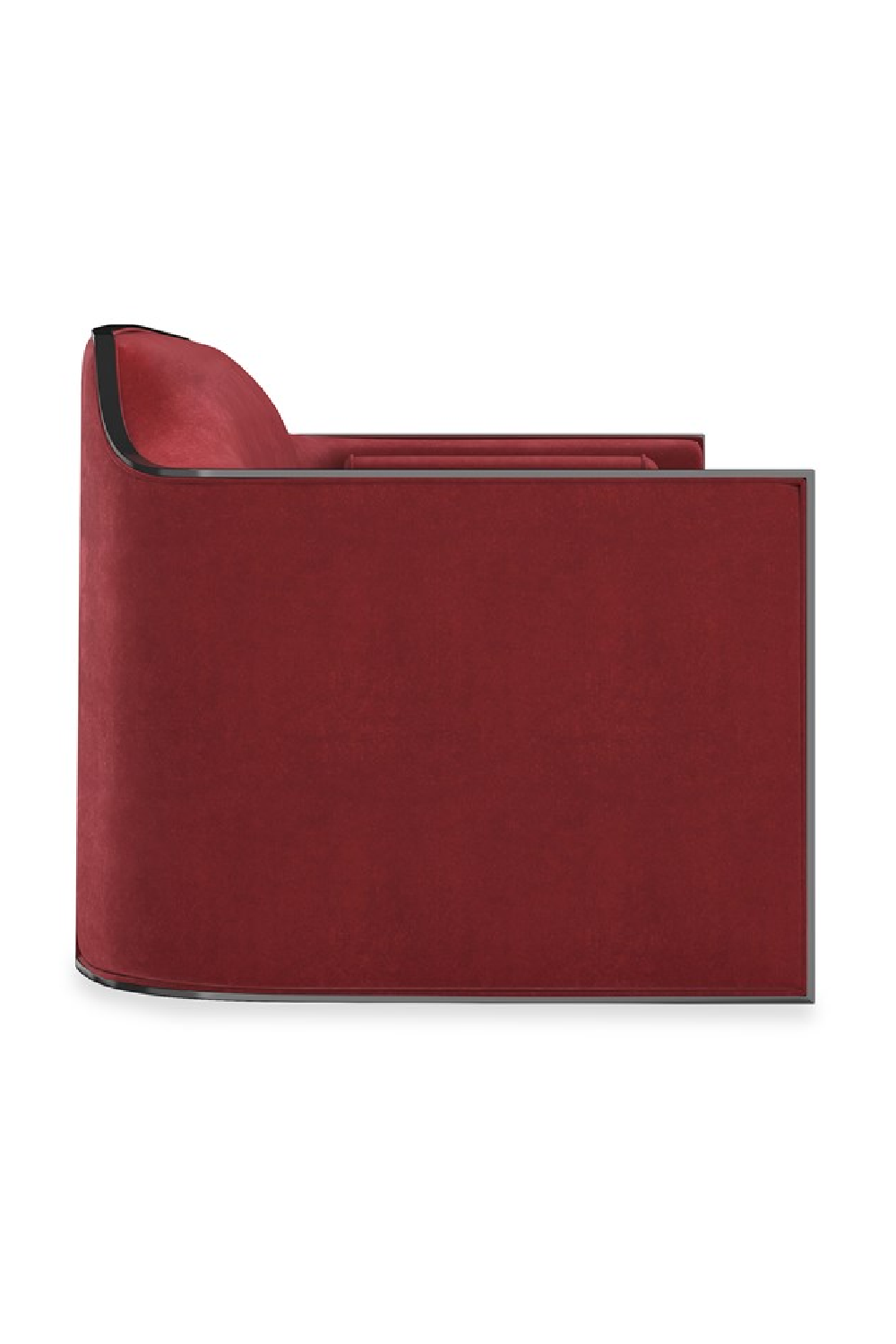   Velvet Angular Lounge Chair | Oroa.com