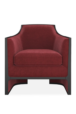   Velvet Angular Lounge Chair | Oroa.com