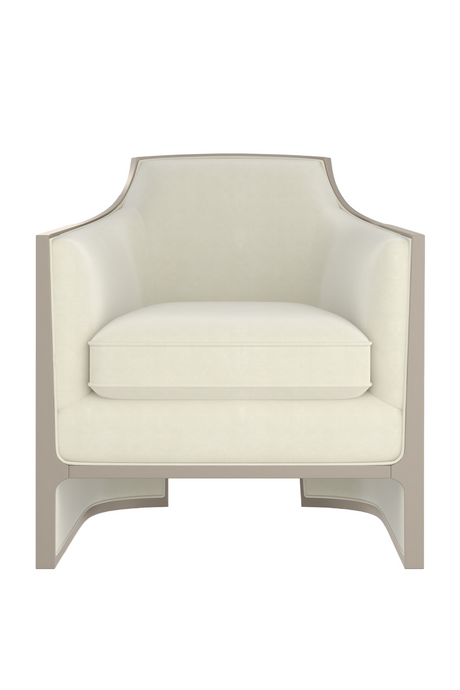   Velvet Upholstered Lounge Chair | Oroa.com