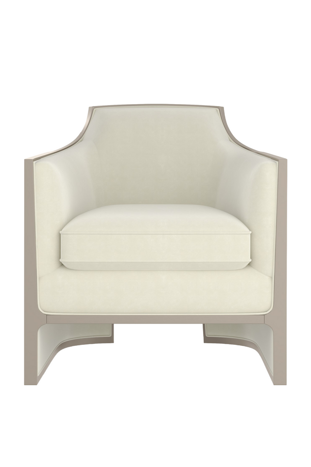 Velvet Upholstered Lounge Chair | Caracole The Cat's Meow | Oroa.com