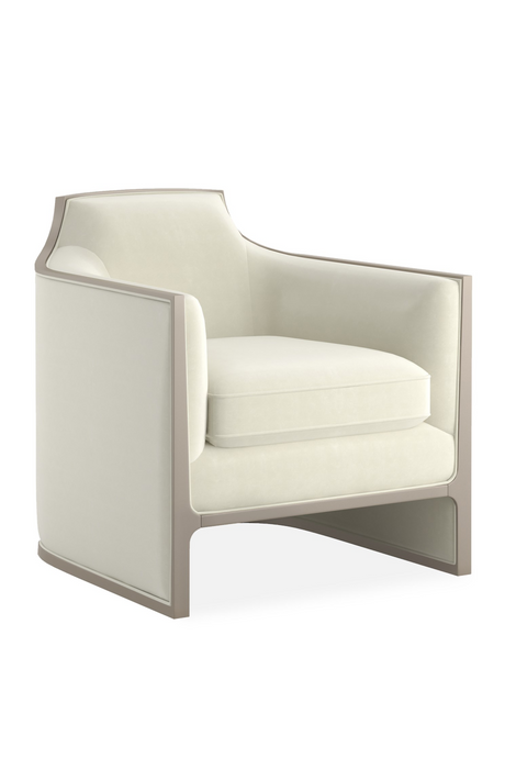  Velvet Upholstered Lounge Chair | Oroa.com
