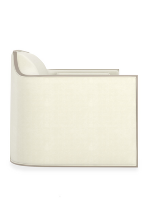   Velvet Upholstered Lounge Chair | Oroa.com