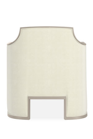   Velvet Upholstered Lounge Chair | Oroa.com
