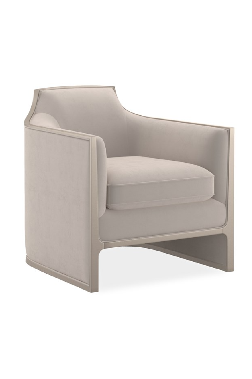   Velvet Angular Lounge Chair | Oroa.com