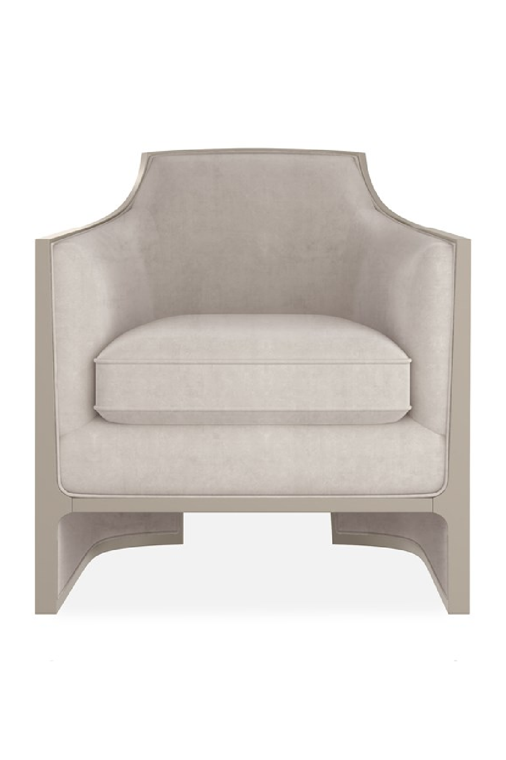   Velvet Angular Lounge Chair | Oroa.com