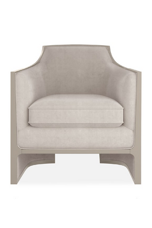   Velvet Angular Lounge Chair | Oroa.com