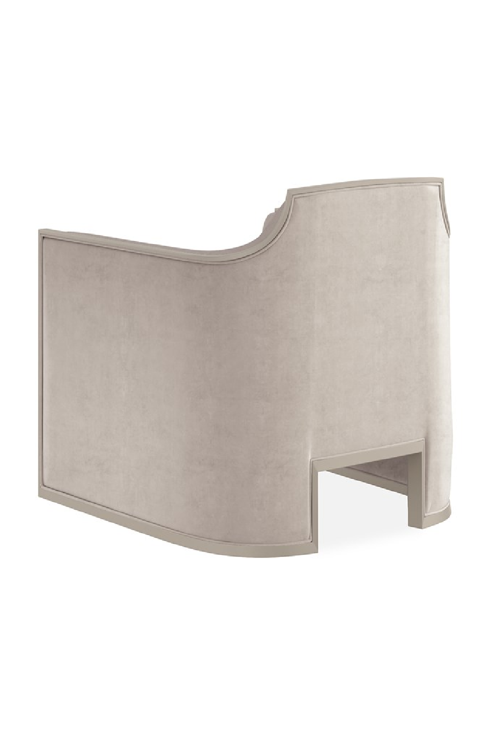   Velvet Angular Lounge Chair | Oroa.com