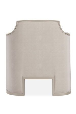   Velvet Angular Lounge Chair | Oroa.com