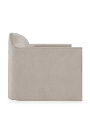   Velvet Angular Lounge Chair | Oroa.com