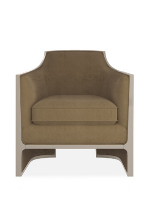   Velvet Angular Lounge Chair | Oroa.com