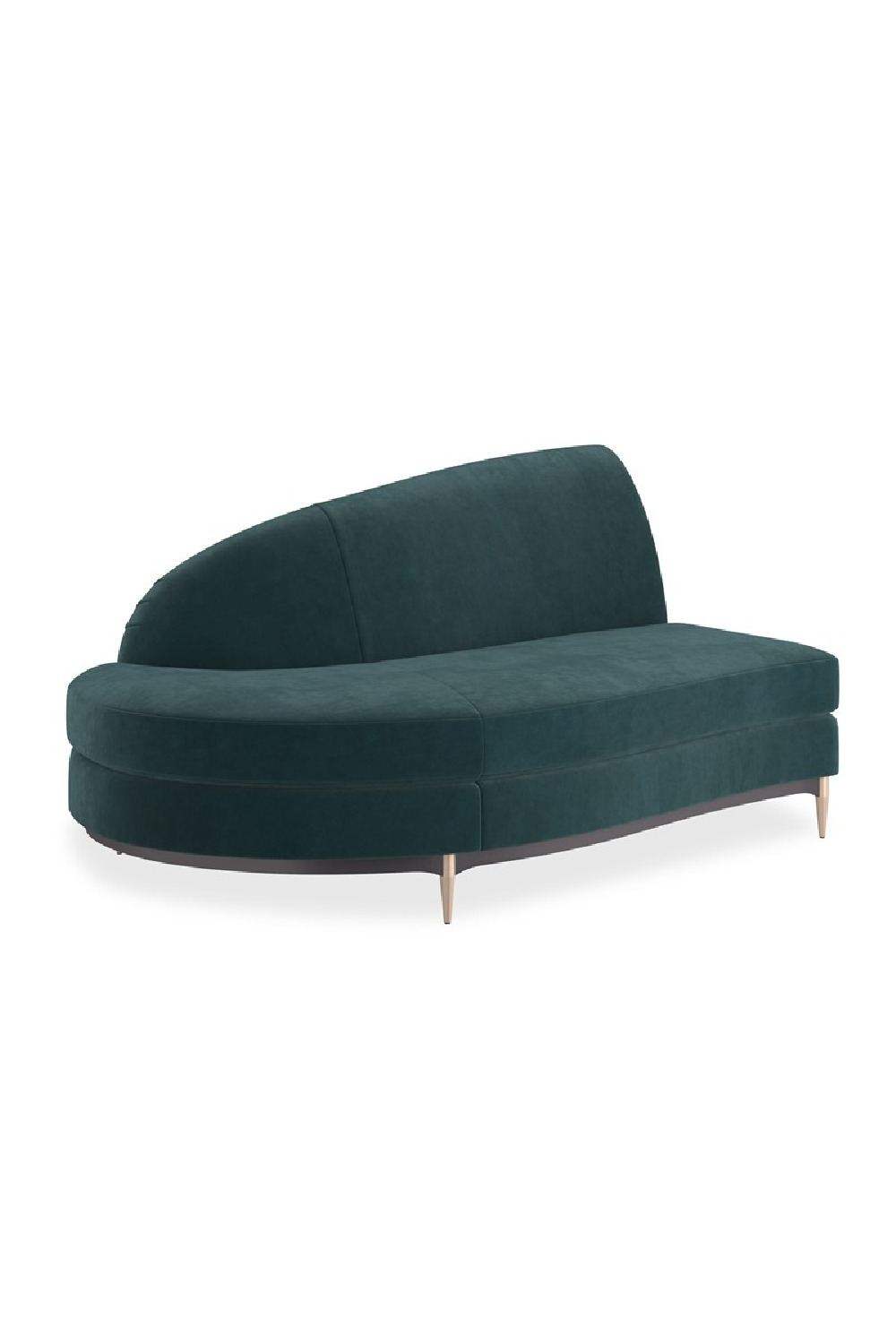   Green Velvet Sectional Sofa | Oroa.com