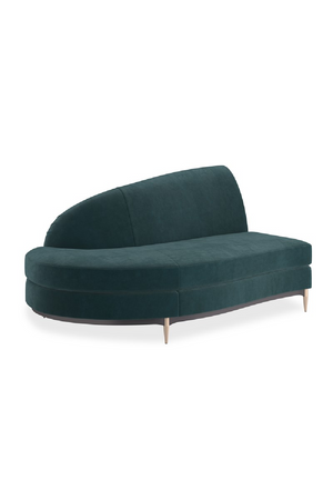   Green Velvet Sectional Sofa | Oroa.com