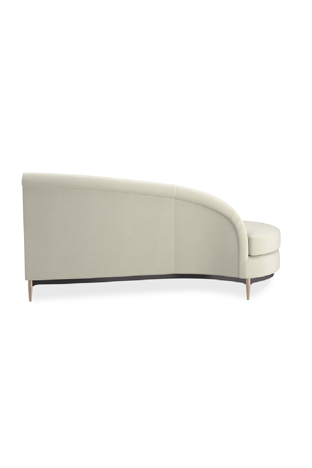   White Velvet Sectional Sofa | Oroa.com