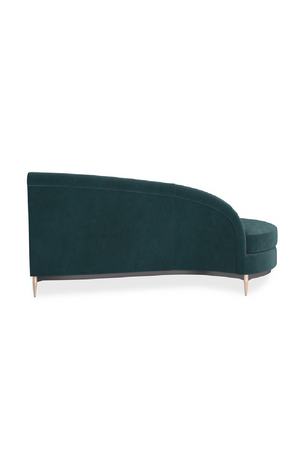   Green Velvet Sectional Sofa | Oroa.com