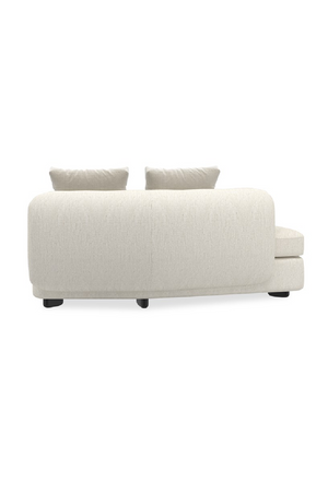   Ivory Linen Sectional Chair | Oroa.com