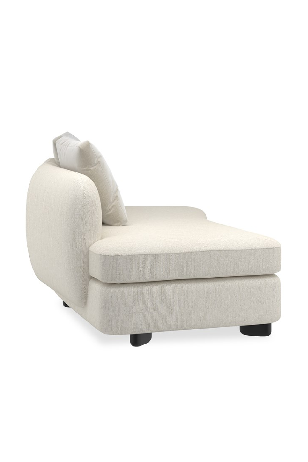   Ivory Linen Sectional Chair | Oroa.com