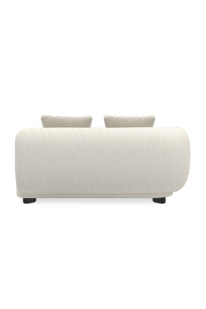   Ivory Linen Sectional Chair | Oroa.com