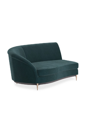   Green Velvet Sectional Sofa | Oroa.com