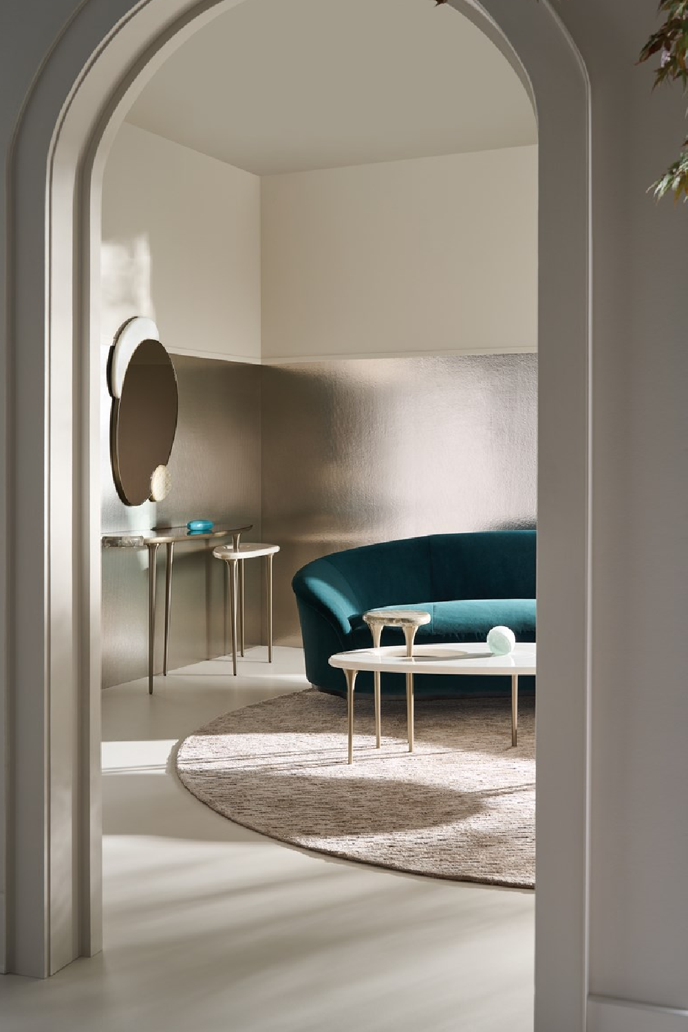   Green Velvet Sectional Sofa | Oroa.com