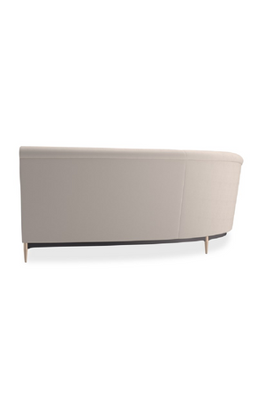   Beige Velvet Sectional Sofa | Oroa.com