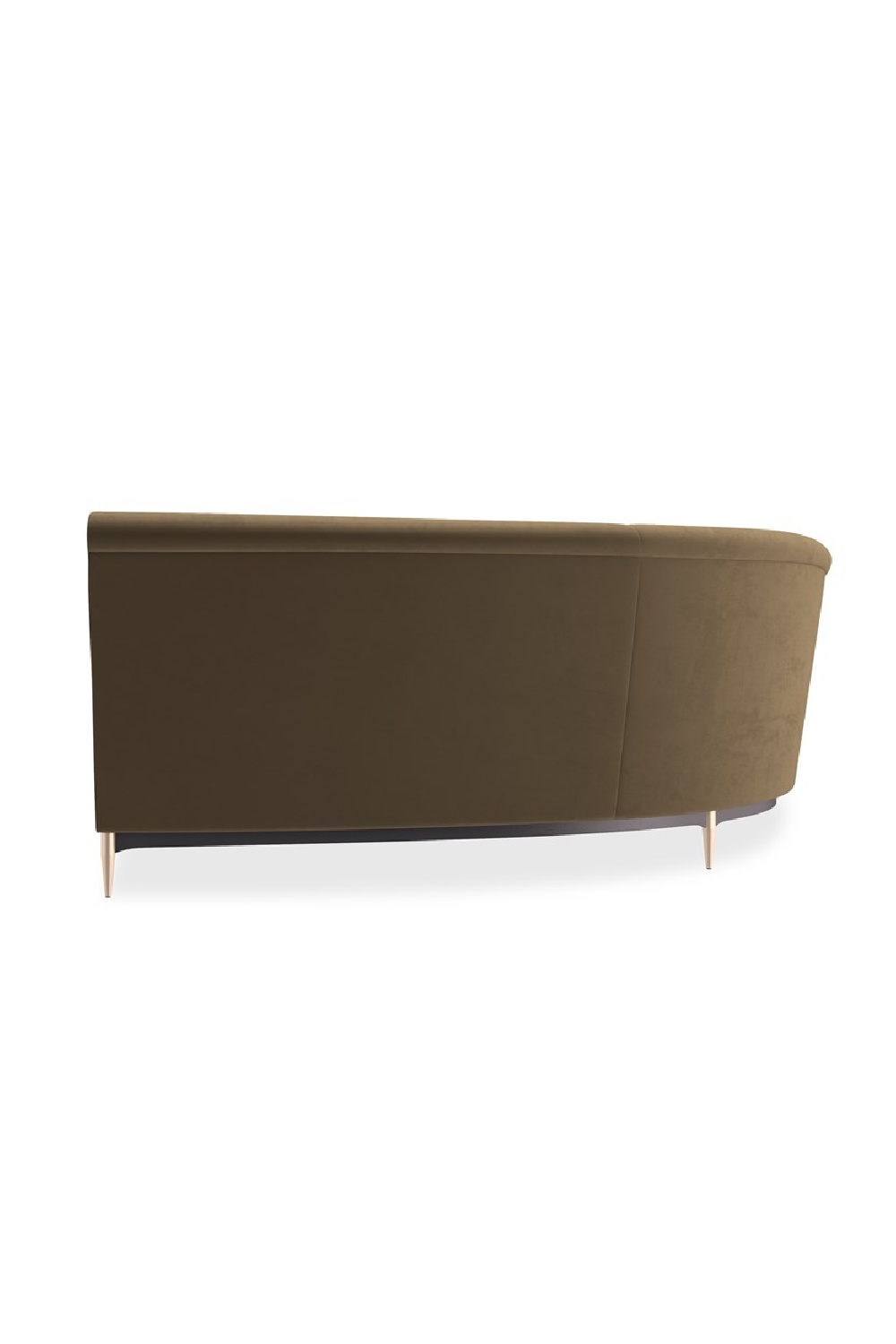   Brown Velvet Sectional Sofa | Oroa.com