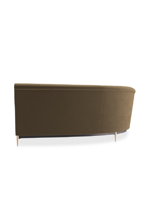   Brown Velvet Sectional Sofa | Oroa.com