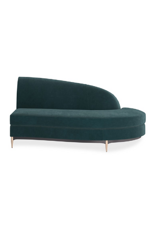   Green Velvet Sectional Sofa | Oroa.com
