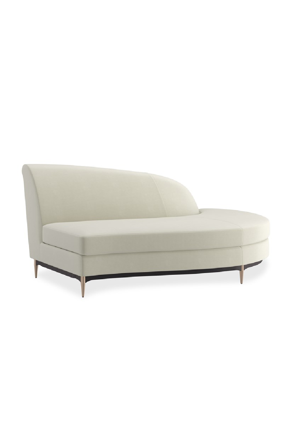   White Velvet Sectional Sofa | Oroa.com