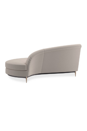   Beige Velvet Sectional Sofa | Oroa.com