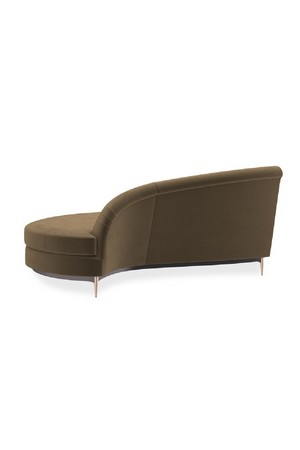   Brown Velvet Sectional Sofa | Oroa.com
