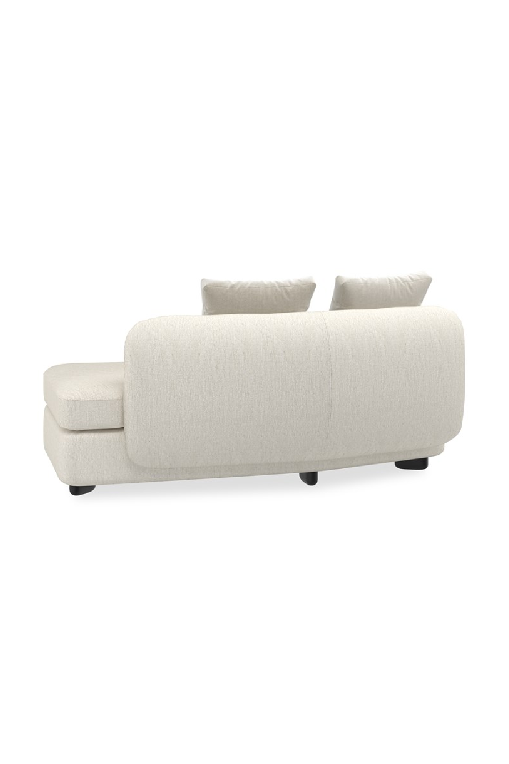   Ivory Linen Sectional Chair | Oroa.com