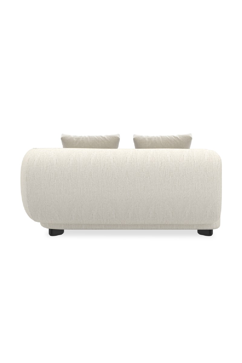   Ivory Linen Sectional Chair | Oroa.com