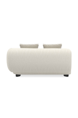   Ivory Linen Sectional Chair | Oroa.com