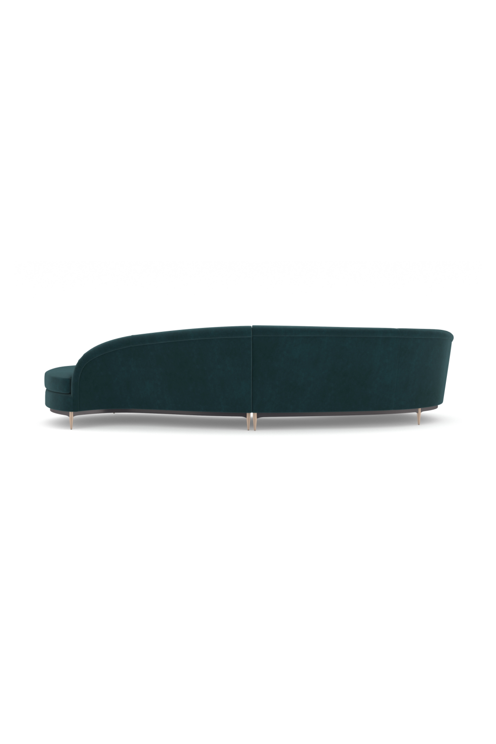   Curved 2-Piece Sectional Sofa | Oroa.com