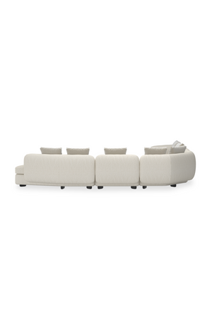   Ribbed Linen 4-Piece Sectional Sofa | Oroa.com