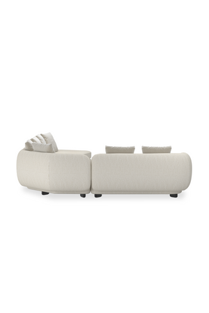   Ribbed Linen 4-Piece Sectional Sofa | Oroa.com
