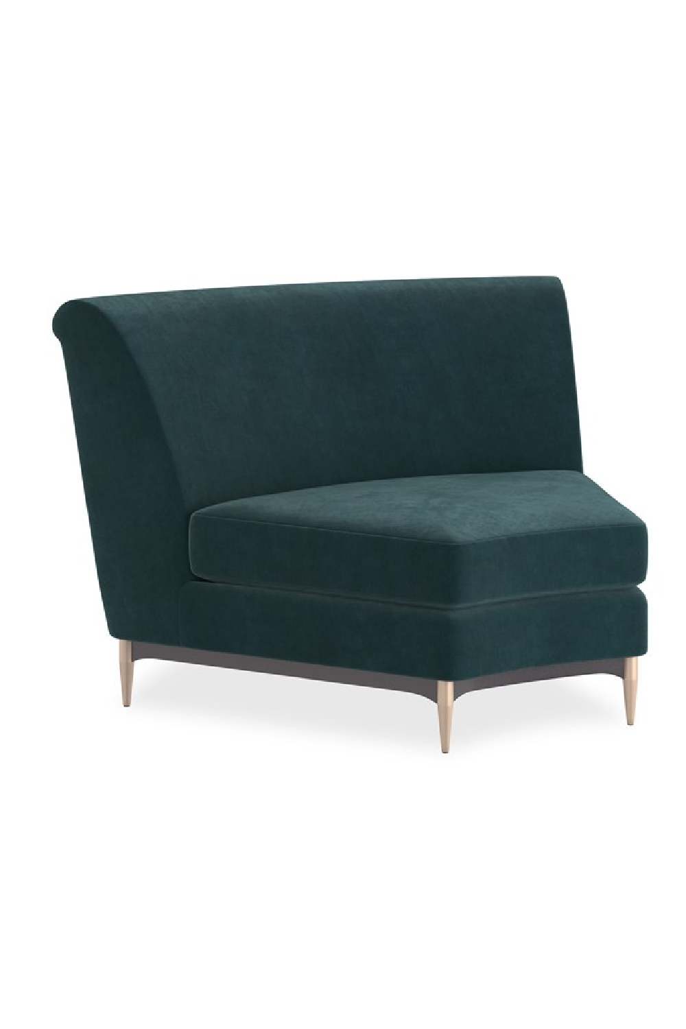   Green Velvet Sectional Sofa | Oroa.com