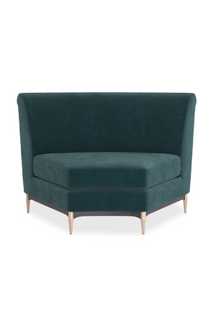   Green Velvet Sectional Sofa | Oroa.com