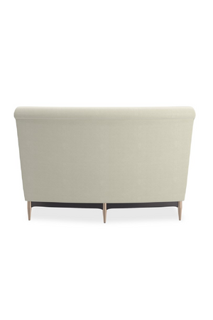   White Velvet Sectional Sofa | Oroa.com