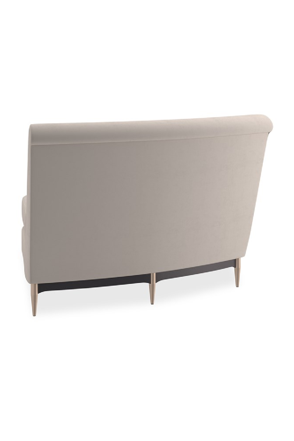  Beige Velvet Sectional Sofa | Oroa.com