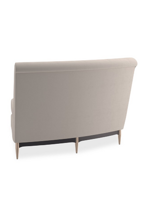   Beige Velvet Sectional Sofa | Oroa.com