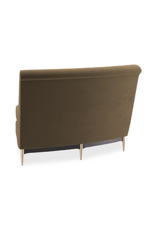   Brown Velvet Sectional Sofa | Oroa.com