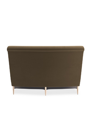   Brown Velvet Sectional Sofa | Oroa.com